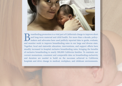Using Data to Drive Change – Hospital Breastfeeding Rates Report and Fact Sheets