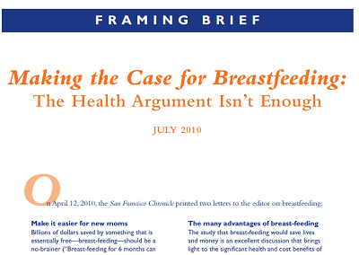 Making the Case for Breastfeeding: The Health Argument Isn’t Enough