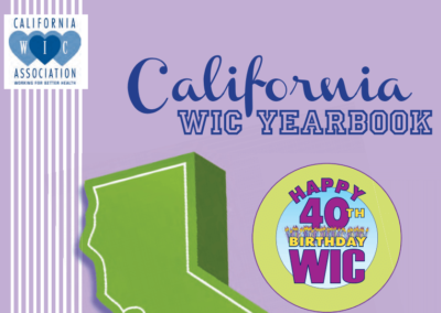 California WIC 40th Anniversary Yearbook