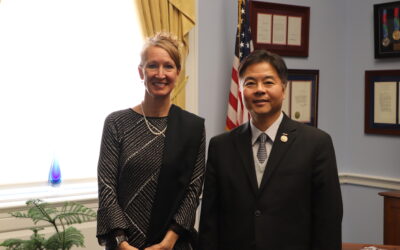 Dr. Shannon Whaley as Congressman Ted Lieu’s special invited guest in DC